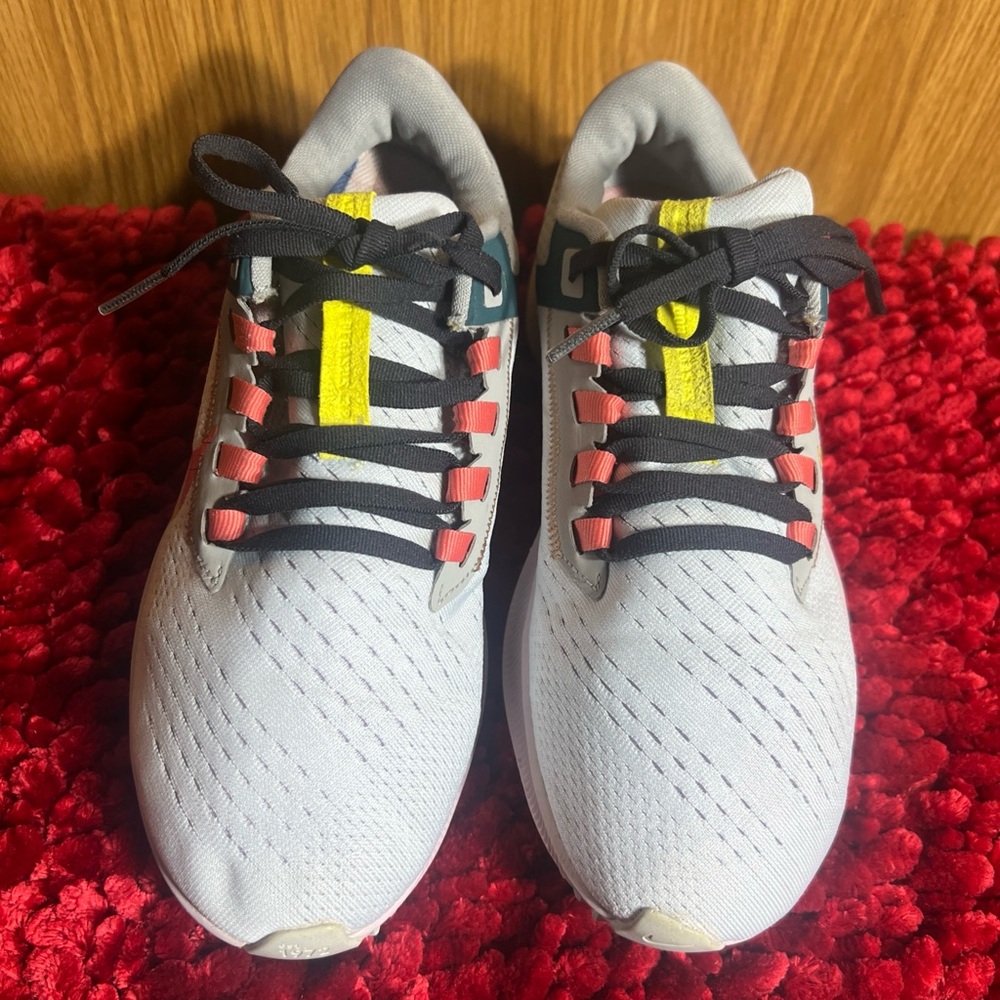 Nike Athletic Shoes - gray , Yellow, Red, Black